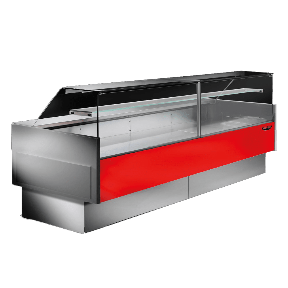 SALINA SERIE M ROUGE Vitrine Réfrigérée Série M vitre droite 2000*900*1400