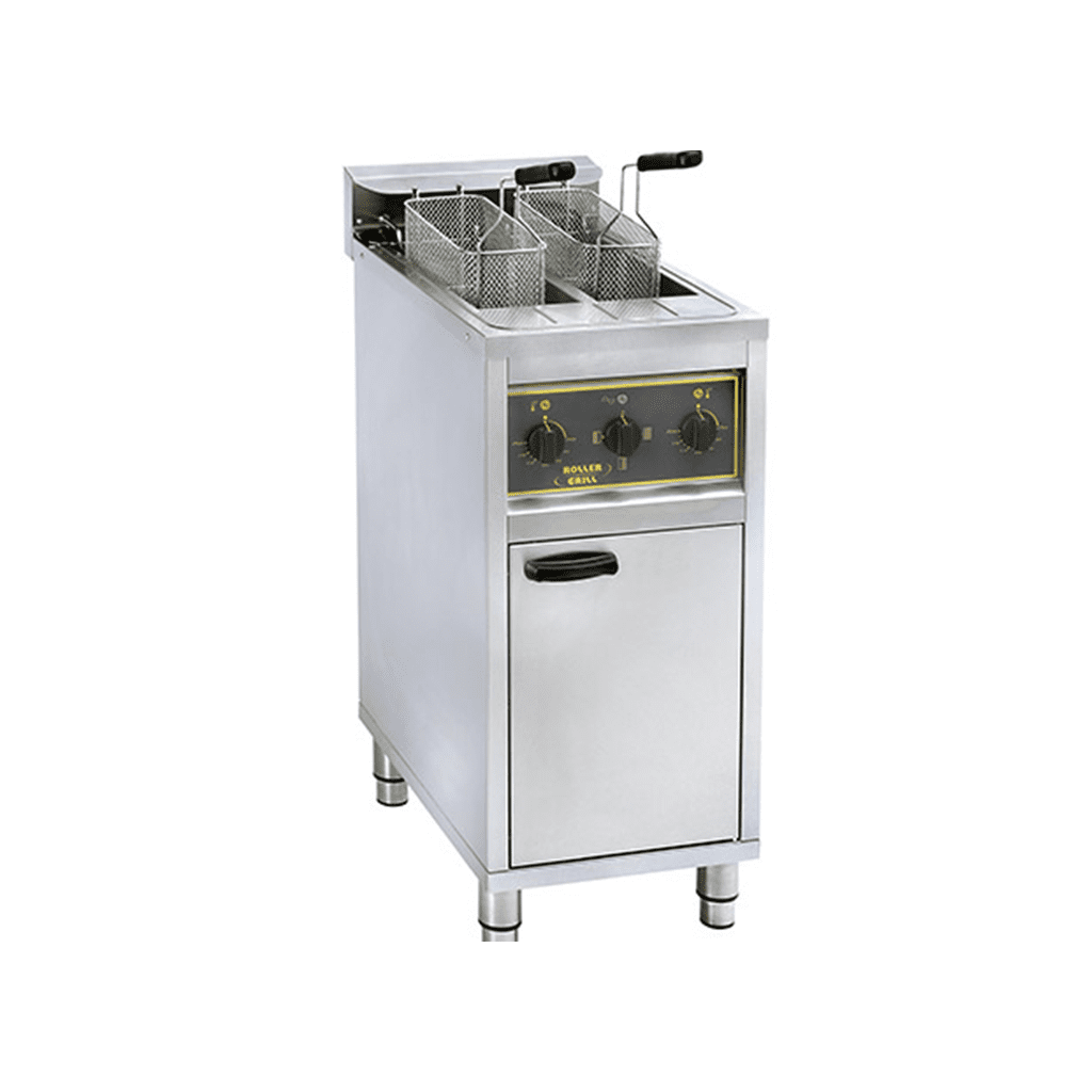 Friteuse électrique grande capacité – 2 cuves 2 x 10 L