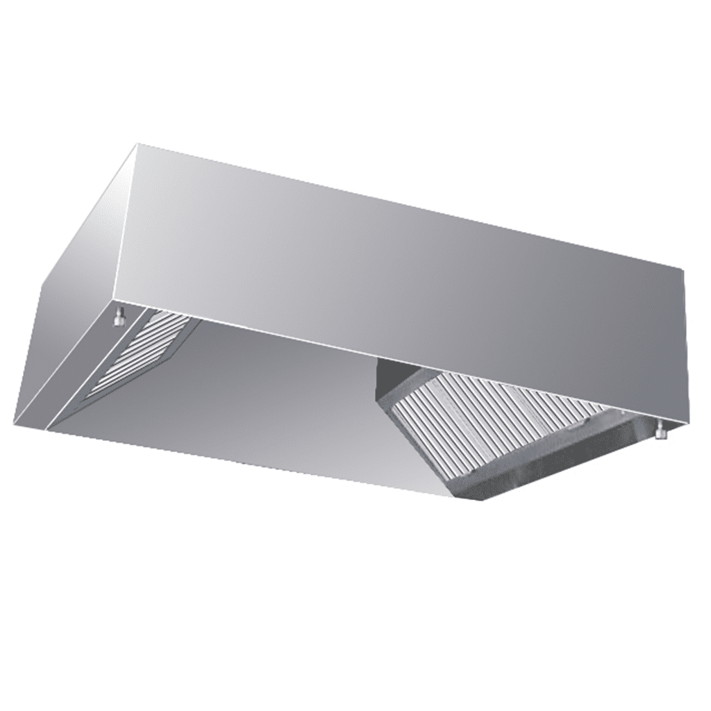 Hotte Centrale 350*200*50 inox avec filtre