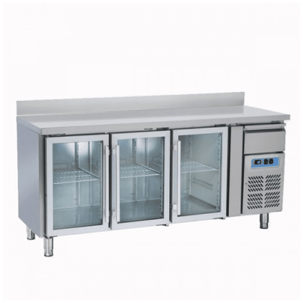 meuble ref 3 porte vitrée Arrière bar Réfrigéré 03 portes vitrées