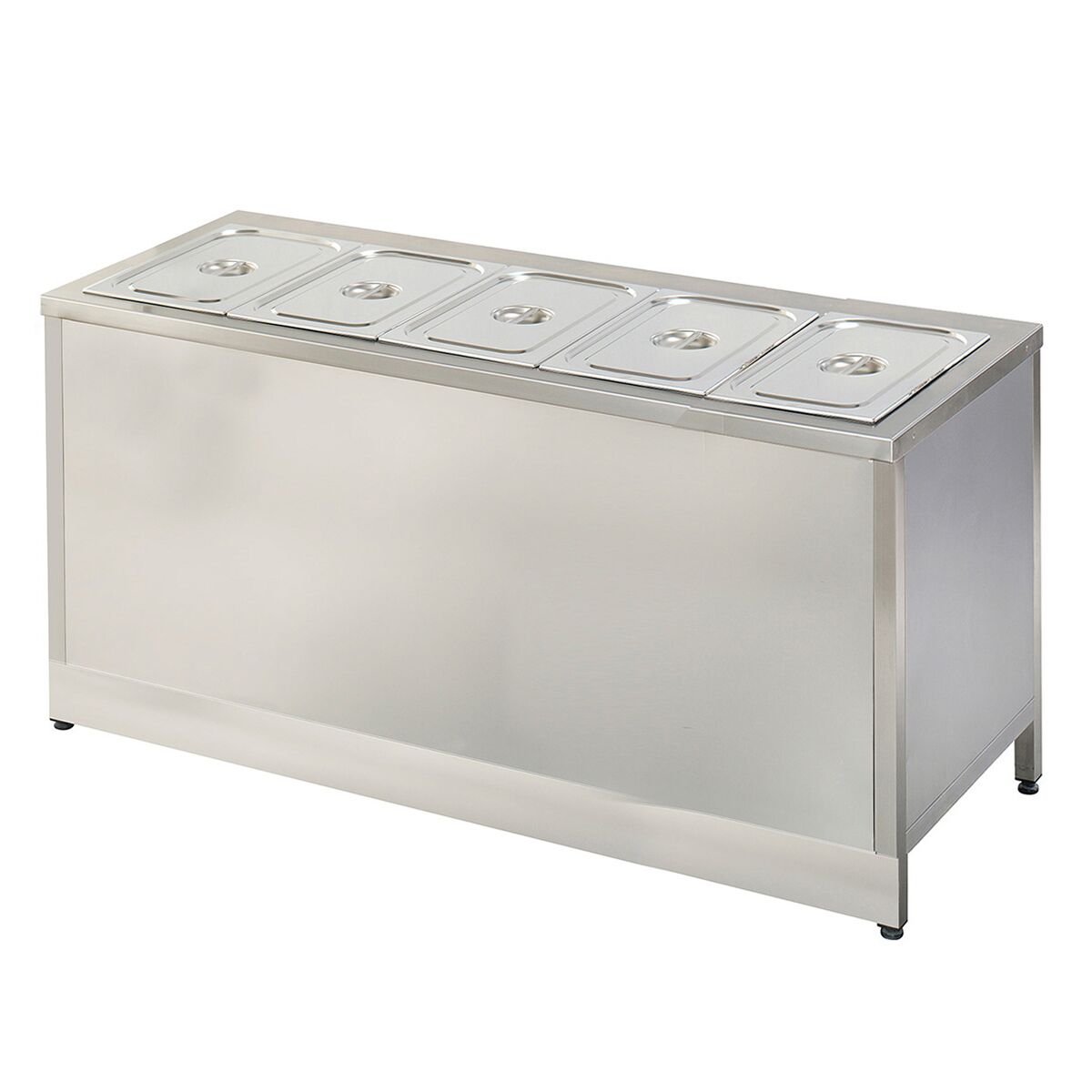 Meuble Self-Service Chaud 05 Bacs Gn 1/1
