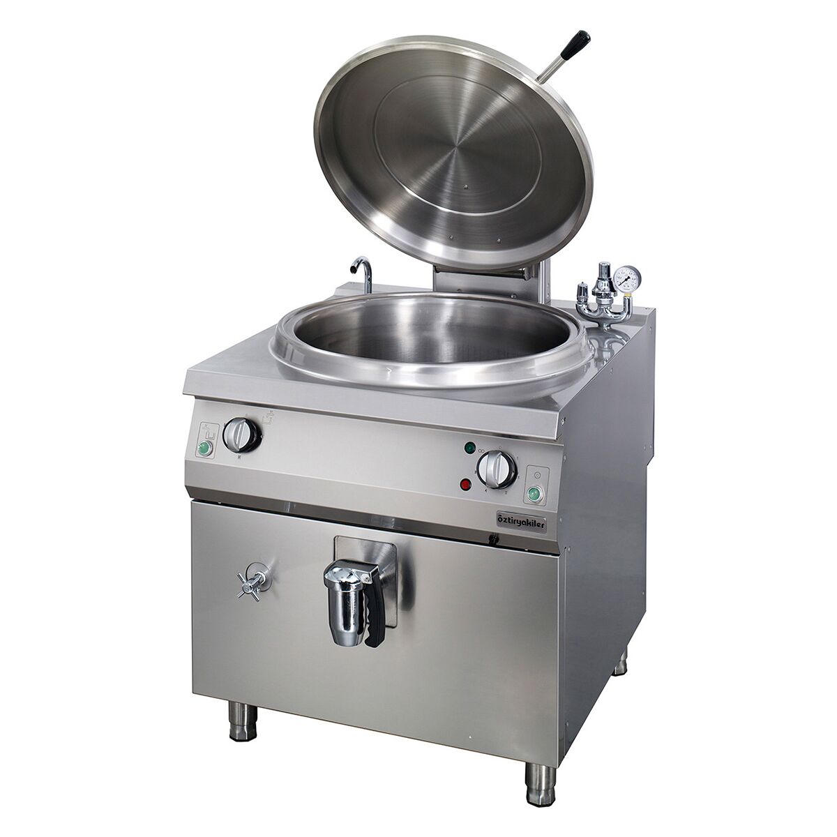 Marmite électrique cylindrique 150 lt chaleur indirecte
