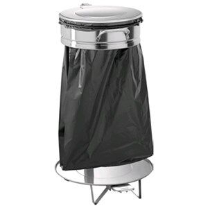 138772_1-60427 PORTE-SAC POUBELLE EN ACIER INOX