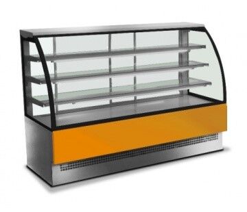 Vitrine Réfrigérée Evo Avec Vitre Bombée 2400*785*1400