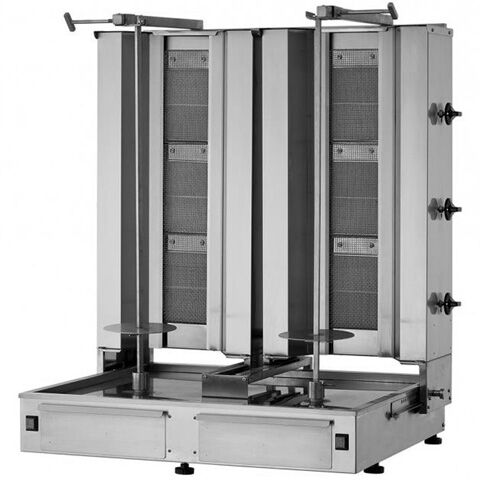 Machine à Kebab Double Broche 80 kg