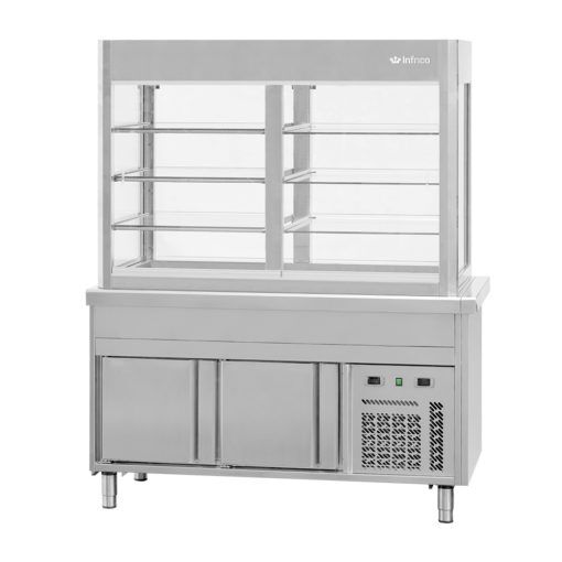 SSCFFV4-510x510 Vitrine Réfrigérée Self-Service 04 Bacs Gn 1/1