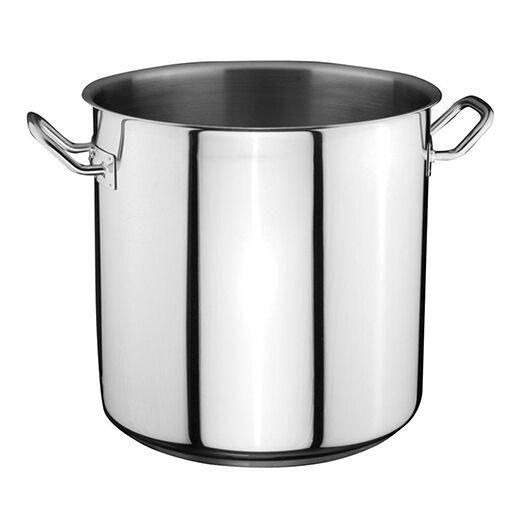Cocotte inox brillante 28×28 cm