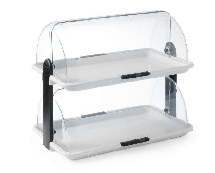 Vitrine Double à couvercle coulissant